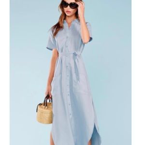 Pale blue Reformation Ghana dress XS
